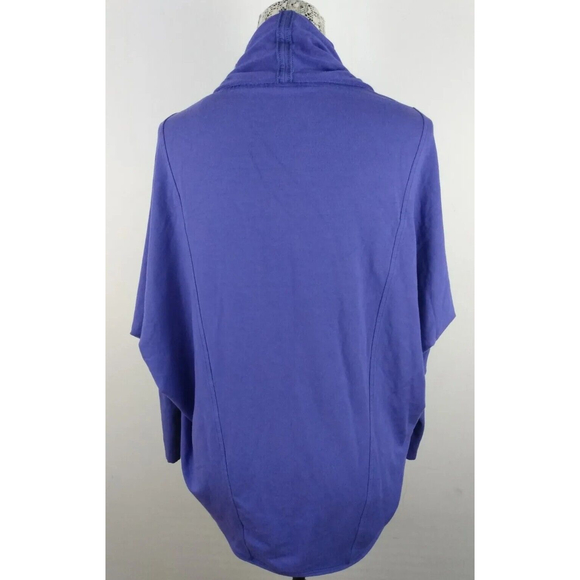 Lululemon To And Flow Wrap Iris Flower Purple Stretch Cocoon Size 4 - Picture 6 of 7